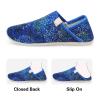 Fuzzy House Slippers for Women Men Indoor Closed Back Lightweight Cozy Faux Furry Lining Barefoot House Shoes Slipper Socks for Bedroom Home Office Yoga Outdoor Walking Shoes, Ty2 Solidtdligrey, view 2