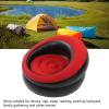 Fabater Inflatable Couch, Inflatable Lounge Chair, Foldable Flocking Air Sofa Inflatable Chair, Outdoor Lazy Sofa Couch Beanless Bag Chair, Portable Couch for Hiking, Camping & Picnic (Red) view 3