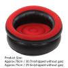 Fabater Inflatable Couch, Inflatable Lounge Chair, Foldable Flocking Air Sofa Inflatable Chair, Outdoor Lazy Sofa Couch Beanless Bag Chair, Portable Couch for Hiking, Camping & Picnic (Red) view 4