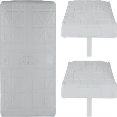 Rawlings | JACK CORBETT HOLLYWOOD MLB Base Set | Baseball / Softball | 15" | Includes 6" Stanchions | Set of 3 Bases