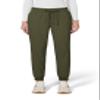KOI Basics Gemma Women's 5-Pocket Stretch Jogger Olive Green Small Tall view 1
