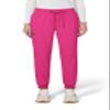 KOI Basics Gemma Women's 5-Pocket Stretch Jogger Flamingo Small Petite view 1