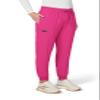 KOI Basics Gemma Women's 5-Pocket Stretch Jogger Flamingo Small Petite view 3