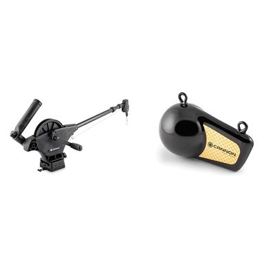 Cannon Uni-Troll Manual Downrigger (10 STX) and Cannon Flash Weight (8-Pound)