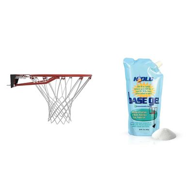 Lifetime 5820 Slam-It Basketball Rim, 18 Inch, Orange and BaseGel Polymer for Basketball Goal Bases
