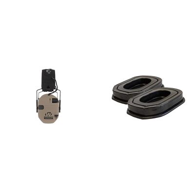 Walker's Game Ear Razor Slim Electronic Muff - Flat Dark Earth & Walker's Razor Gel Filled Ear Pad, Multi