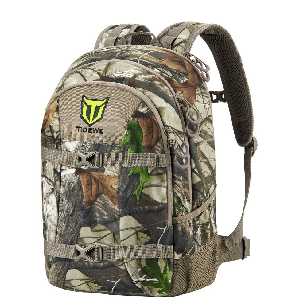 TIDEWE 25L Camo Backpack for Men, Lightweight Outdoor Hiking Daypack