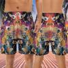 Funny Cat Men's Swim Trunks - Galaxy Space Hawaiian Shorts for Men, Men's Summer Bathing Shorts Set 34 Size Size 4XL view 3