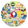 Pickleball Stickers Sports Stickers 50pcs Cute VSCO Stickers for Water Bottles Laptop Scrapbooking Mirrors Notebooks Cars Bumpers Bikes Bedroom Travel Case Motorcycle Snowboard for Kids Teens view 1