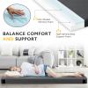 Kingfun 3 Inch CertiPUR-US Memory Foam Camping Mattress, Waterproof Roll up Sleeping Pad for Adults, Comfortable Thick Floor Sleeping Mats for Car Truck Tent with Removable Travel Bag, Cot view 4