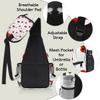 bisibuy Spring Poppy Flowers Sling Bag for Women Men Crossbody Sling Backpack Shoulder Bag Chest Bag Daypack for Travel Hiking Outdoor view 4