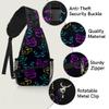 bisibuy Cat Creative Patterns Sling Bag for Women Men Crossbody Sling Backpack Shoulder Bag Chest Bag Daypack for Travel Hiking Outdoor view 3