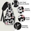 bisibuy Cute Cow Print Sling Bag for Women Men Crossbody Sling Backpack Shoulder Bag Chest Bag Daypack for Travel Hiking Outdoor view 3