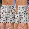 228CLOSET Powerline Man Men's Swim Trunks - Lineman Hawaiian Shorts for Men, Men's Summer Bathing Shorts Set 35 Size Size 3XL view 3