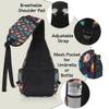 bisibuy Cartoon Space Earth Rocket Star Sling Bag for Women Men Crossbody Sling Backpack Shoulder Bag Chest Bag Daypack for Travel Hiking Outdoor view 4