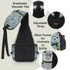 bisibuy Cute Cartoon Transport Airplane Tram Bus Sling Bag for Women Men Crossbody Sling Backpack Shoulder Bag Chest Bag Daypack for Travel Hiking Outdoor view 4