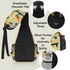 bisibuy Chicken And Rooster Sling Bag for Women Men Crossbody Sling Backpack Shoulder Bag Chest Bag Daypack for Travel Hiking Outdoor view 4