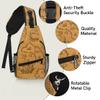 bisibuy Old Caravel Sea Monsters Sling Bag for Women Men Crossbody Sling Backpack Shoulder Bag Chest Bag Daypack for Travel Hiking Outdoor view 3