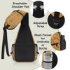 bisibuy Old Caravel Sea Monsters Sling Bag for Women Men Crossbody Sling Backpack Shoulder Bag Chest Bag Daypack for Travel Hiking Outdoor view 4