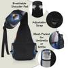 Baseball In Galaxy Sling Bag for Women Men Crossbody Sling Backpack Shoulder Bag Chest Bag Daypack for Travel Hiking Outdoor view 4