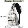 bisibuy Cute Camel Llama Alpaca Cactus Sling Bag for Women Men Crossbody Sling Backpack Shoulder Bag Chest Bag Daypack for Travel Hiking Outdoor view 2