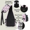 bisibuy Animal Cute Panda Sling Bag for Women Men Crossbody Sling Backpack Shoulder Bag Chest Bag Daypack for Travel Hiking Outdoor view 4