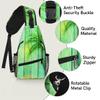 bisibuy Coconut Tree Wooden Texture Sling Bag for Women Men Crossbody Sling Backpack Shoulder Bag Chest Bag Daypack for Travel Hiking Outdoor view 4