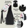 bisibuy Bonjour Paris Eiffel Tower Sling Bag for Women Men Crossbody Sling Backpack Shoulder Bag Chest Bag Daypack for Travel Hiking Outdoor view 4
