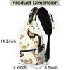 bisibuy Cute Chicken Sling Bag for Women Men Crossbody Sling Backpack Shoulder Bag Chest Bag Daypack for Travel Hiking Outdoor view 2