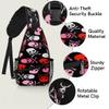 bisibuy Skeleton Color Sling Bag for Women Men Crossbody Sling Backpack Shoulder Bag Chest Bag Daypack for Travel Hiking Outdoor view 3