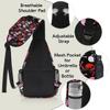 bisibuy Skeleton Color Sling Bag for Women Men Crossbody Sling Backpack Shoulder Bag Chest Bag Daypack for Travel Hiking Outdoor view 4