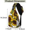 bisibuy Sunflower Flower Sling Bag for Women Men Crossbody Sling Backpack Shoulder Bag Chest Bag Daypack for Travel Hiking Outdoor view 2