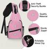 bisibuy Bulldog Pink Sling Bag for Women Men Crossbody Sling Backpack Shoulder Bag Chest Bag Daypack for Travel Hiking Outdoor view 3
