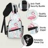bisibuy Bird Flamingos Sling Bag for Women Men Crossbody Sling Backpack Shoulder Bag Chest Bag Daypack for Travel Hiking Outdoor view 3