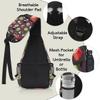 bisibuy Kawaii Sushi Food Sling Bag for Women Men Crossbody Sling Backpack Shoulder Bag Chest Bag Daypack for Travel Hiking Outdoor view 4