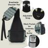bisibuy Daisy Bicycle Design Sling Bag for Women Men Crossbody Sling Backpack Shoulder Bag Chest Bag Daypack for Travel Hiking Outdoor view 4