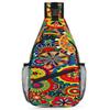 bisibuy Colorit Mandalas Sling Bag for Women Men Crossbody Sling Backpack Shoulder Bag Chest Bag Daypack for Travel Hiking Outdoor view 1