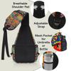 bisibuy Colorit Mandalas Sling Bag for Women Men Crossbody Sling Backpack Shoulder Bag Chest Bag Daypack for Travel Hiking Outdoor view 4