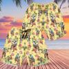 228CLOSET Powerline Worker Men's Swim Trunks - Pineapple Hawaiian Shorts for Men, Men's Summer Bathing Shorts Set 35 Size Size 2XL view 2