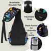 bisibuy Space Galaxy Solar System Sling Bag for Women Men Crossbody Sling Backpack Shoulder Bag Chest Bag Daypack for Travel Hiking Outdoor view 4