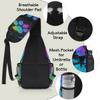 bisibuy Animal Paw Prints Sling Bag for Women Men Crossbody Sling Backpack Shoulder Bag Chest Bag Daypack for Travel Hiking Outdoor view 4