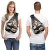 bisibuy Airplane Sling Bag for Women Men Crossbody Sling Backpack Shoulder Bag Chest Bag Daypack for Travel Hiking Outdoor view 2