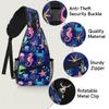 bisibuy Coral Reef Sea Life Pattern Sling Bag for Women Men Crossbody Sling Backpack Shoulder Bag Chest Bag Daypack for Travel Hiking Outdoor view 3