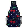 bisibuy Cherry Dots Sling Bag for Women Men Crossbody Sling Backpack Shoulder Bag Chest Bag Daypack for Travel Hiking Outdoor view 1