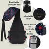 bisibuy Cherry Dots Sling Bag for Women Men Crossbody Sling Backpack Shoulder Bag Chest Bag Daypack for Travel Hiking Outdoor view 4