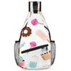 bisibuy Cute Cake Doughnut Candy Sling Bag for Women Men Crossbody Sling Backpack Shoulder Bag Chest Bag Daypack for Travel Hiking Outdoor view 1