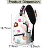 bisibuy Cute Cake Doughnut Candy Sling Bag for Women Men Crossbody Sling Backpack Shoulder Bag Chest Bag Daypack for Travel Hiking Outdoor view 2