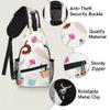 bisibuy Cute Cake Doughnut Candy Sling Bag for Women Men Crossbody Sling Backpack Shoulder Bag Chest Bag Daypack for Travel Hiking Outdoor view 3