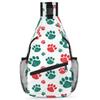 bisibuy Cute Animals Paw Print Sling Bag for Women Men Crossbody Sling Backpack Shoulder Bag Chest Bag Daypack for Travel Hiking Outdoor view 1