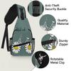 bisibuy Creativity Daisy Quotes Sling Bag for Women Men Crossbody Sling Backpack Shoulder Bag Chest Bag Daypack for Travel Hiking Outdoor view 3
